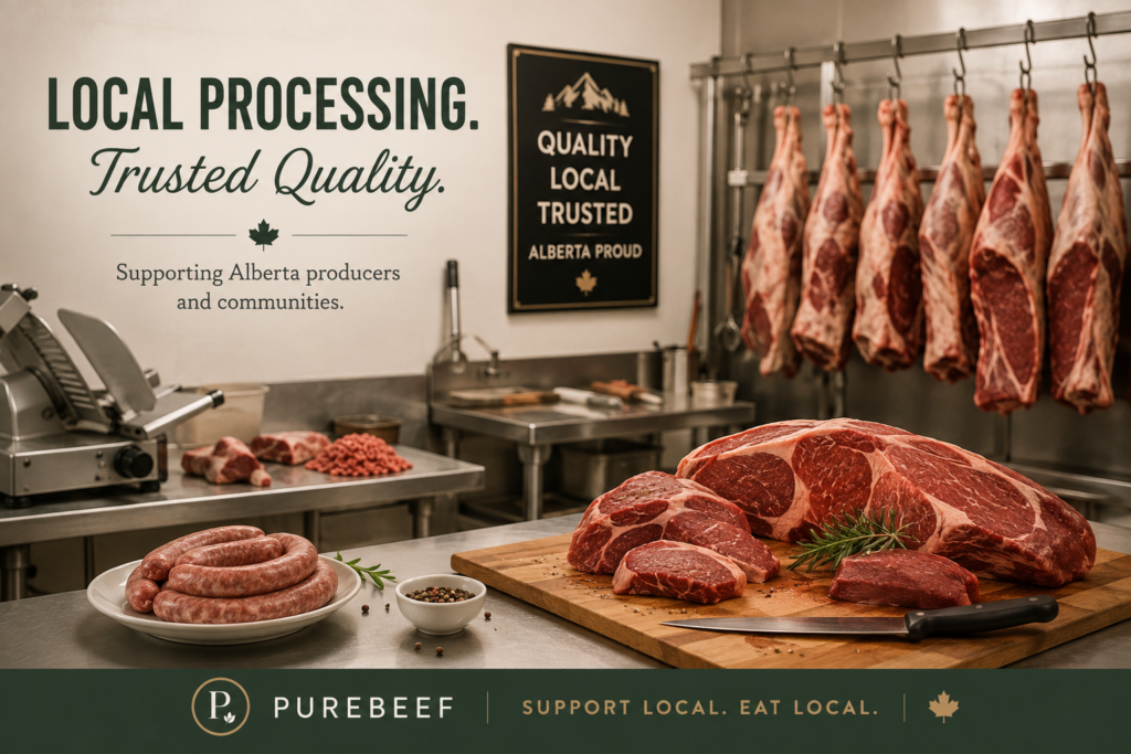Local meat processing in Alberta